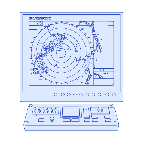 Furuno-devices blue-radar