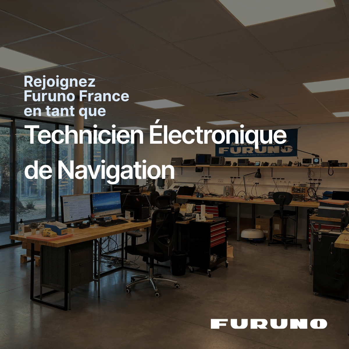 Rejoignez Furuno France en tant que : Technicien Électronique de Navigation