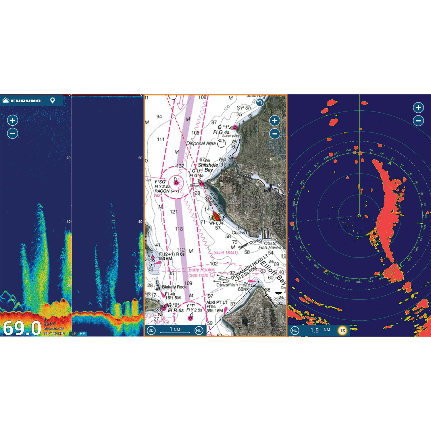 NAVNET TZTOUCHXL Screen shot