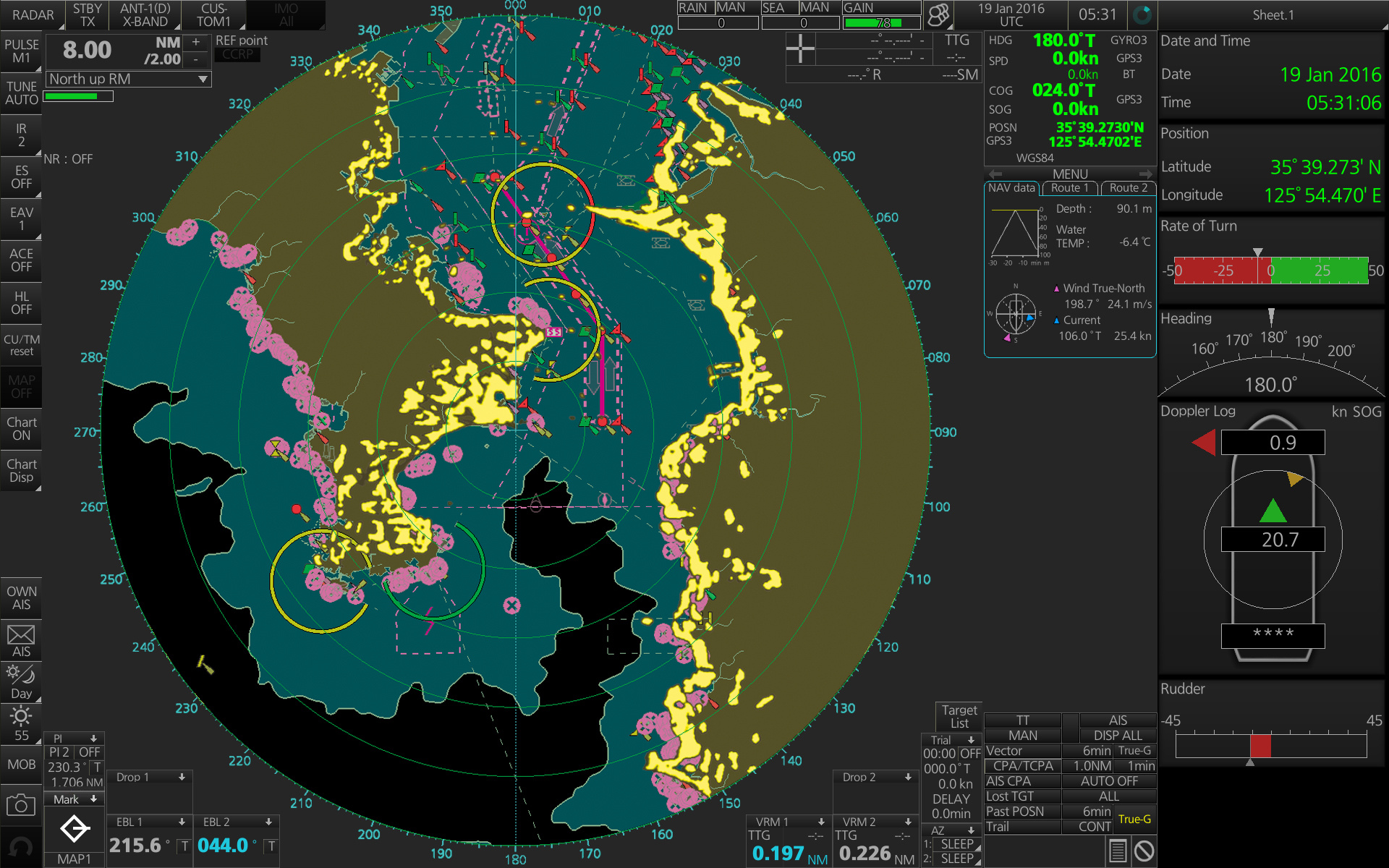 Radar maritimes sÃ©rie Model wide