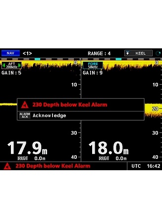 Stay informed with visual and audible alerts